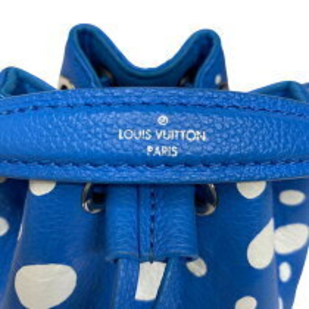 Louis Vuitton Noe collaboration Yayoi Kusama blue shoulder bag - Picture 8 of 11